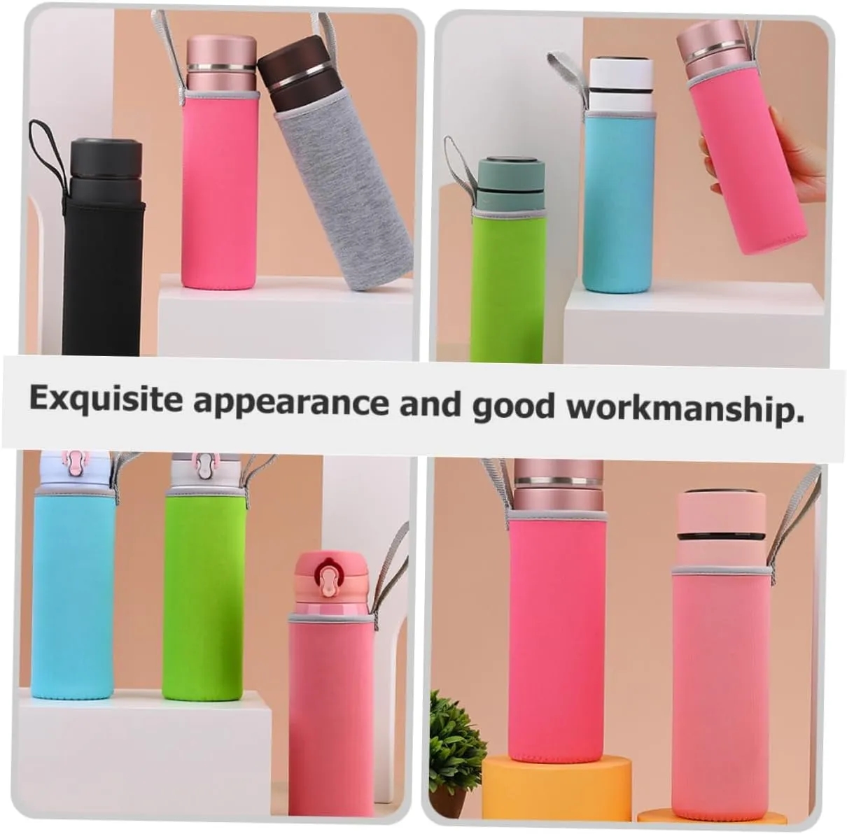 Neoprene Thermal Bottle Sleeve, custom can cooler with logo imprint 6