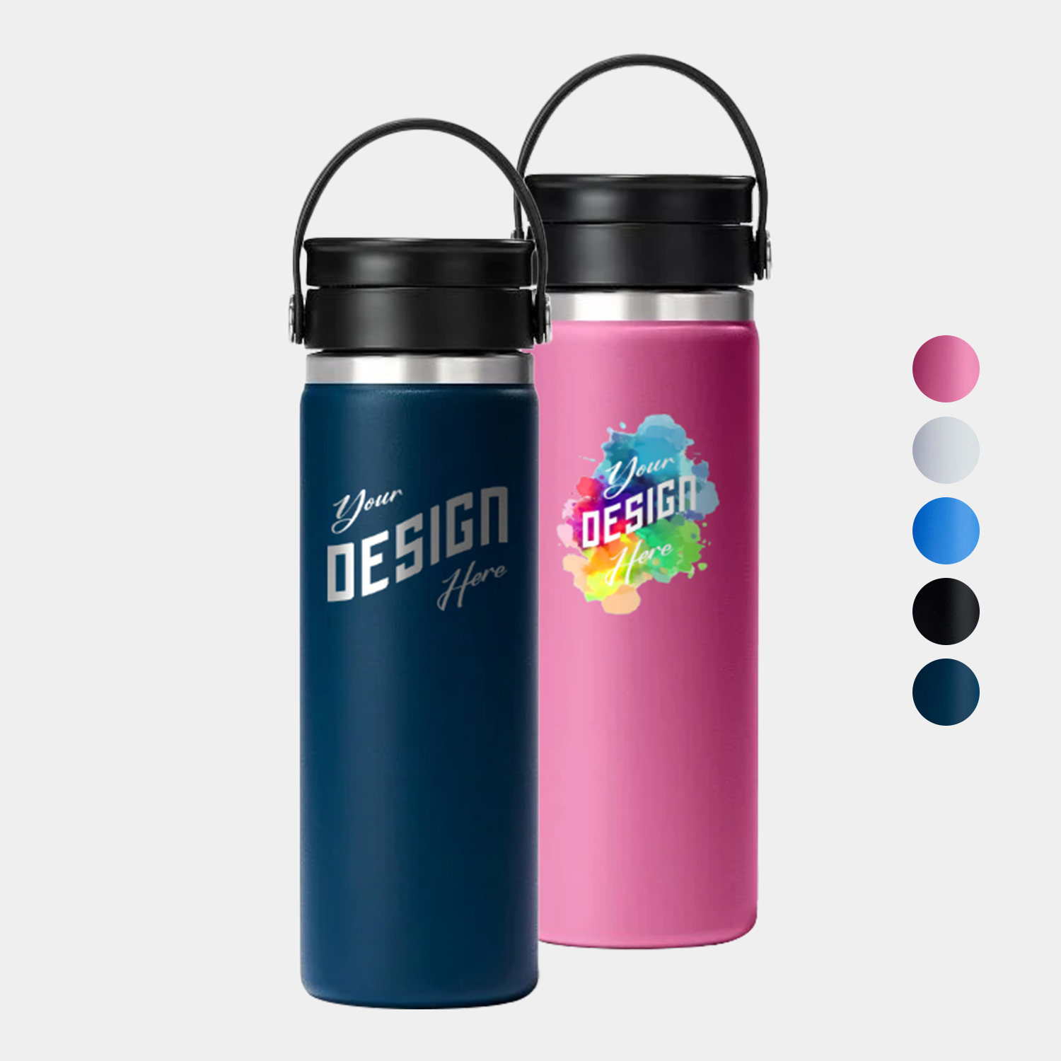 20 oz Hydro Flask® Insulated Wide Mouth Coffee Bottle with Flex Sip™ Lid 4
