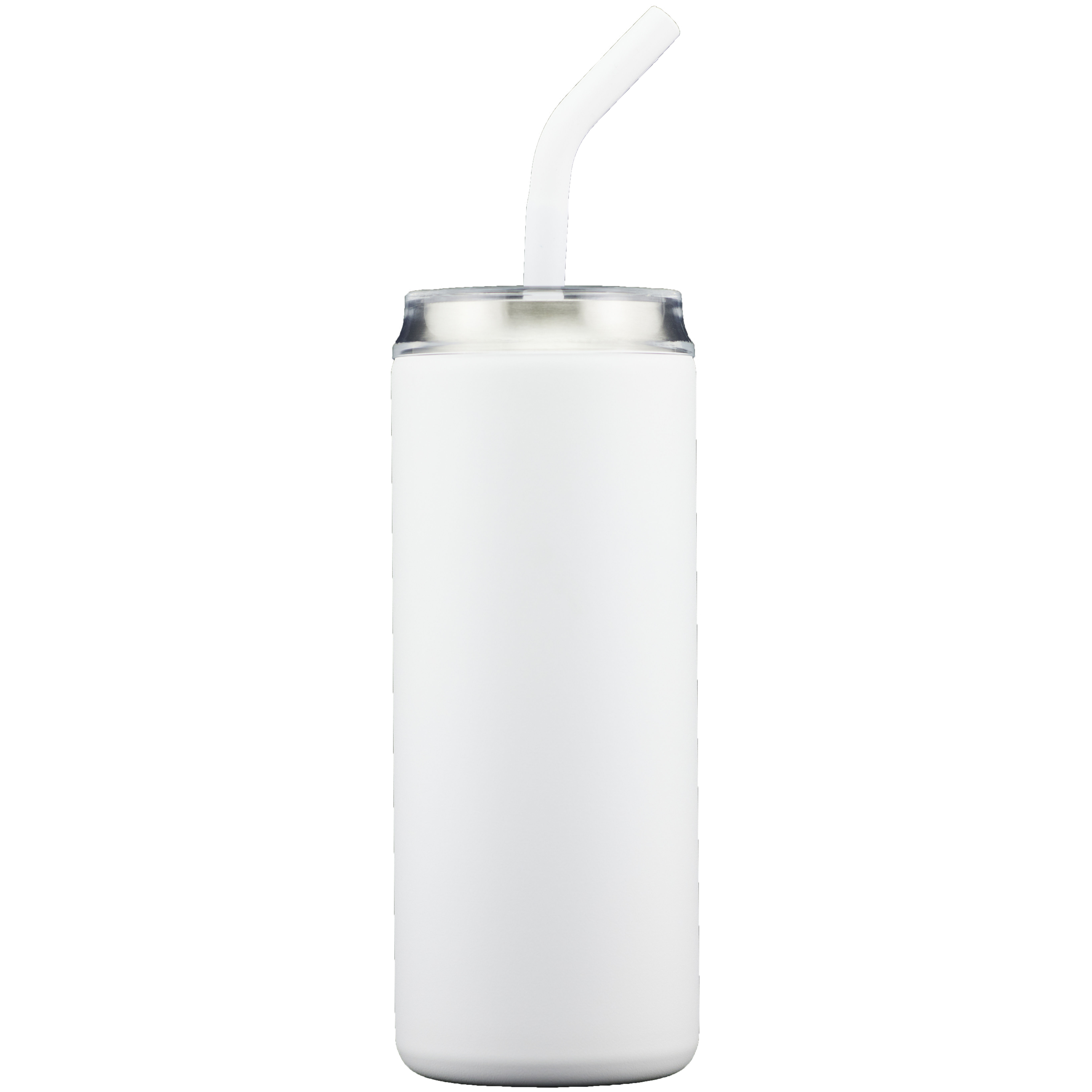 Newport 20oz Double Wall Stainless Steel Vacuum Insulated Tumbler with Straw (White)