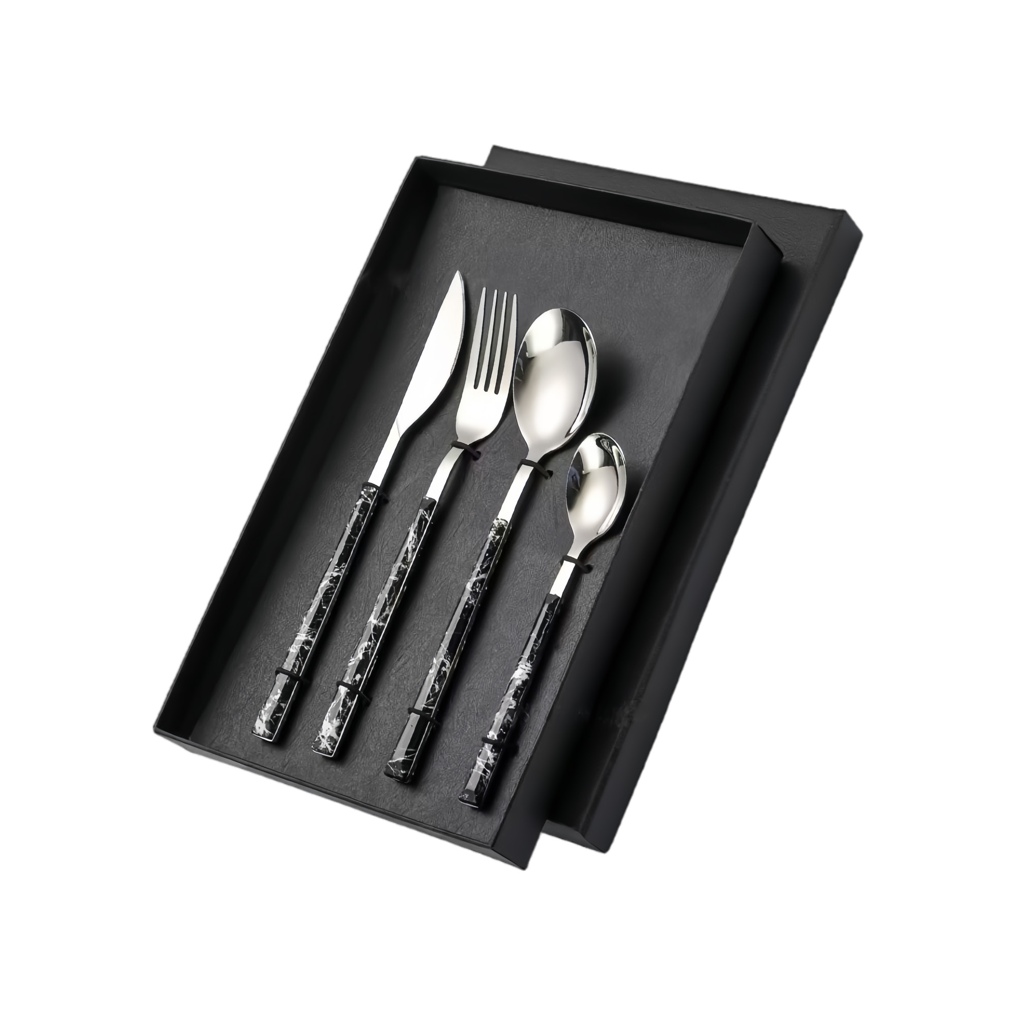 Stainless Steel Cutlery Four-Piece Set Gift Box 3