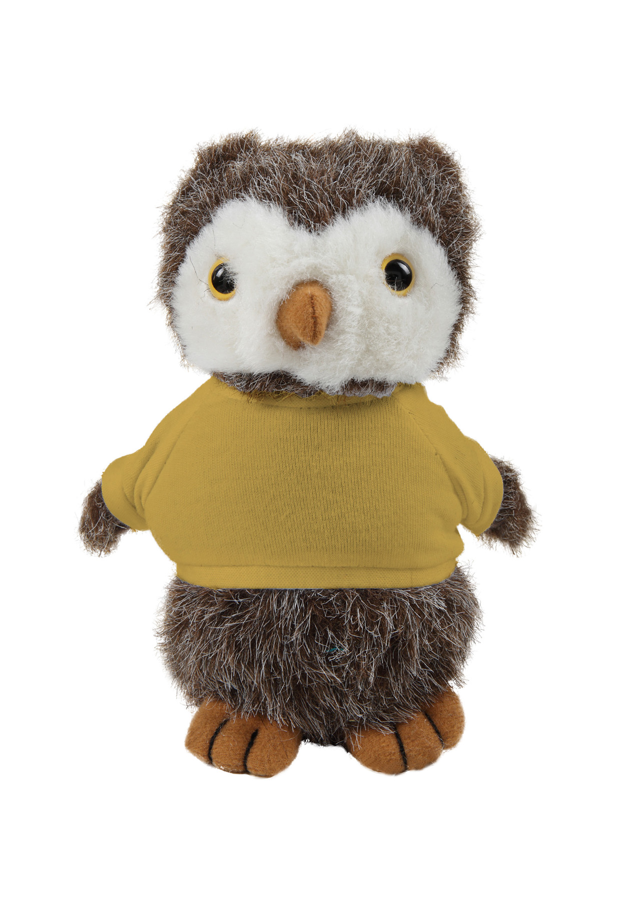 Soft Plush Standing Owl wearing a T-Shirt 12