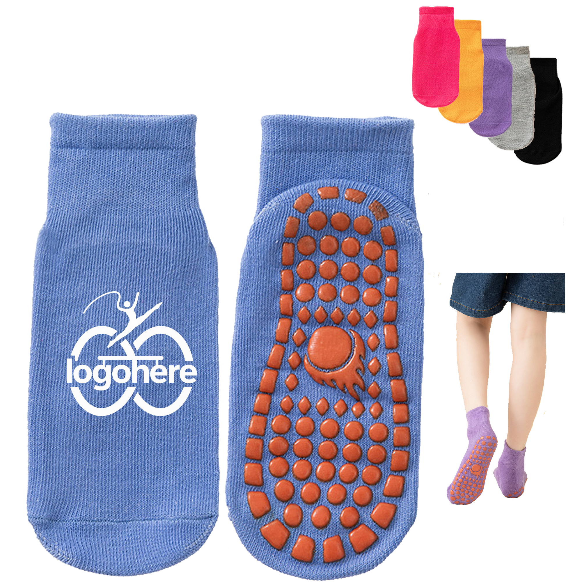 Anti Skid Cotton Blend Socks 5