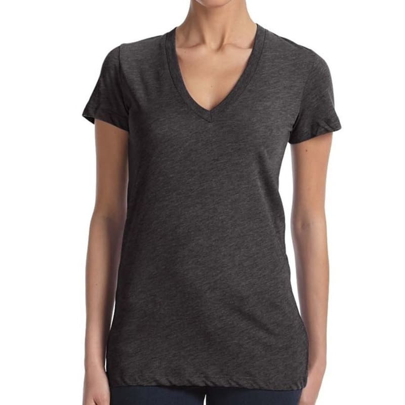Bella Ladies Triblend Short-Sleeve Deep V-Neck T-Shirt 13