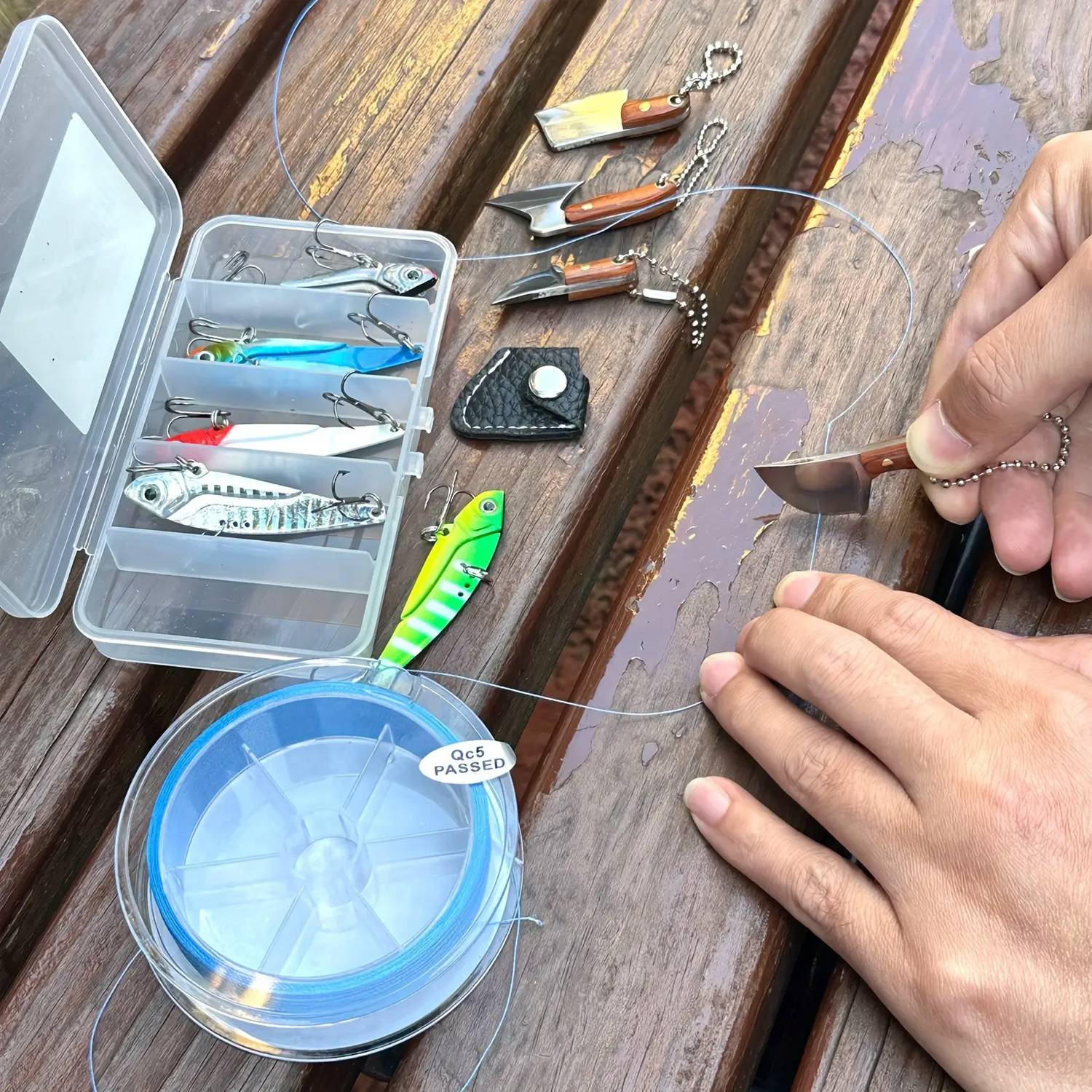 Mini Stainless Steel Knife Keychain 3
