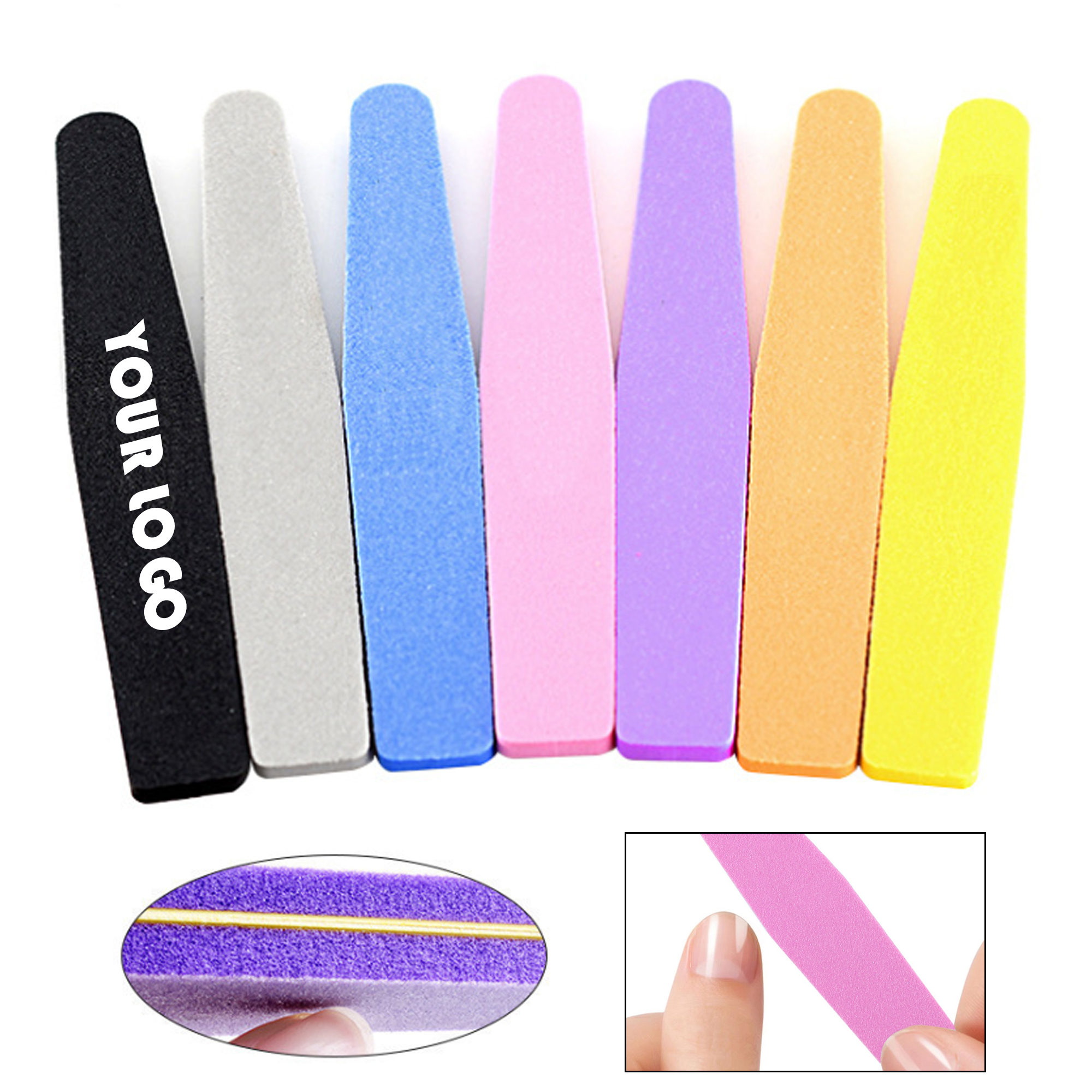 Thicken Double Sided EVA Foam Nail File 2