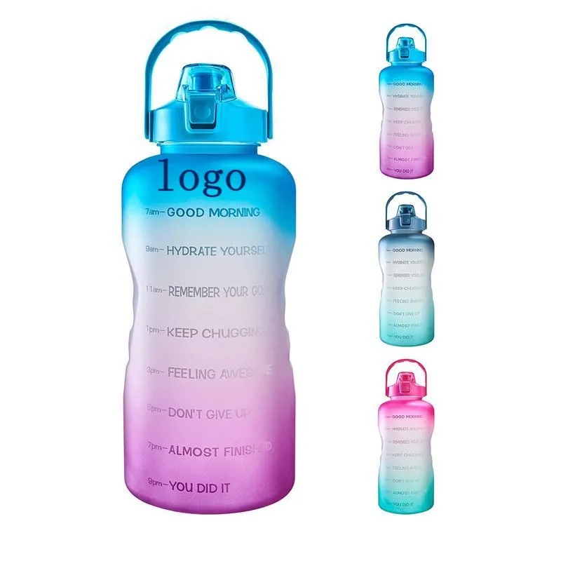 64Oz Large Capacity Straw Water Bottle 2