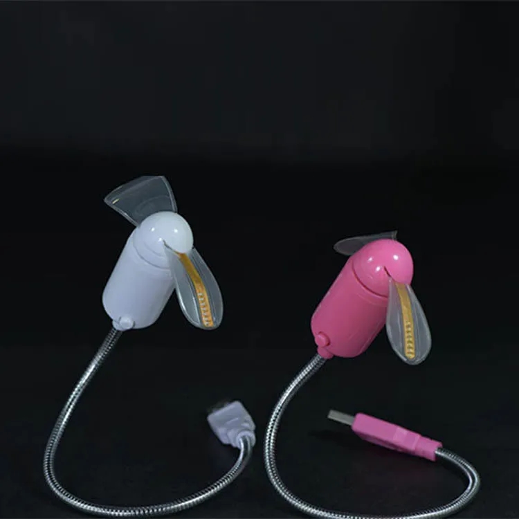 USB LED Small Fan with Text 4