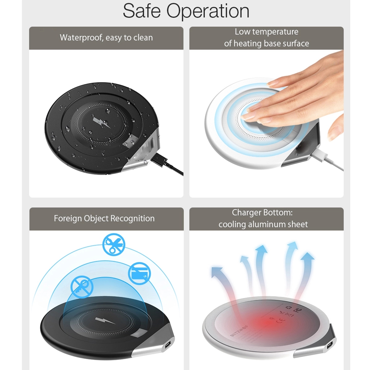 2-in-1 Smart Coffee Mug Warmer with Wireless Charger 2