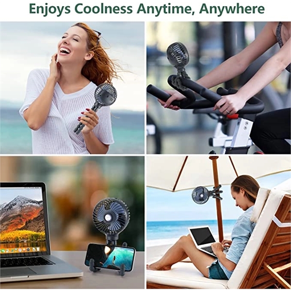 Mini Handheld Stroller Fan 6
