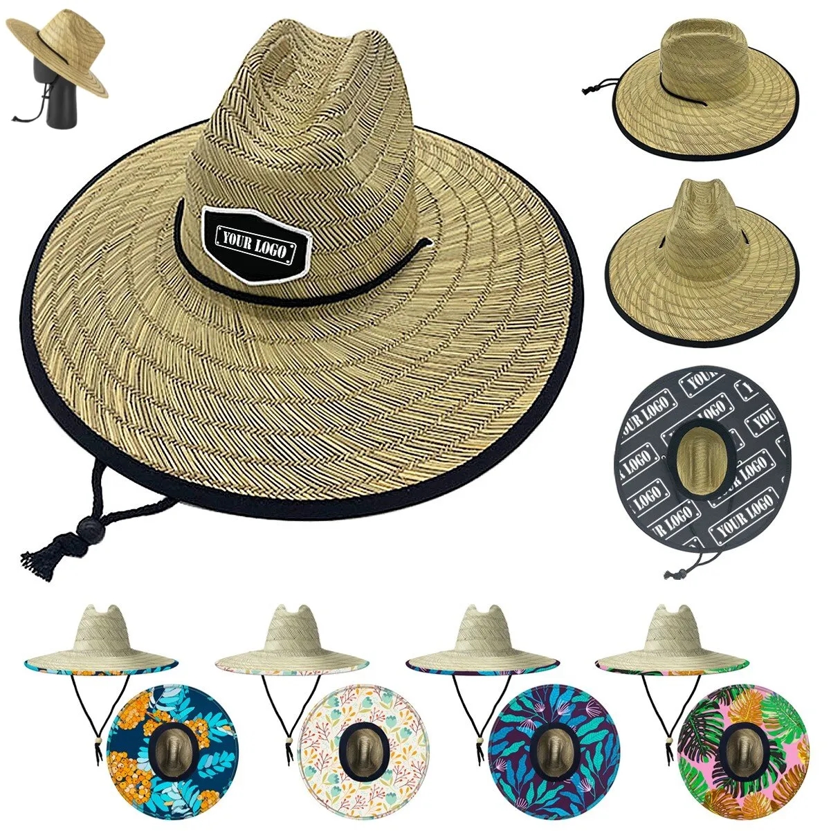 Straw Summer Beach Hat 5