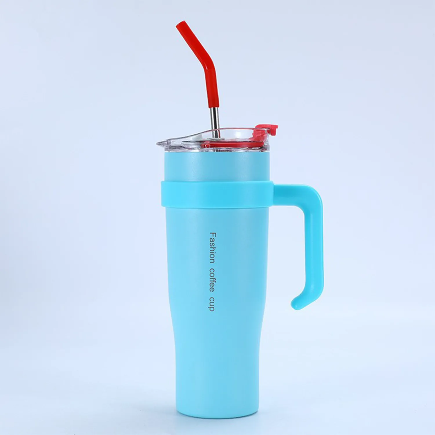 40 Oz Insulated Stainless Steel Cup With Straw 5