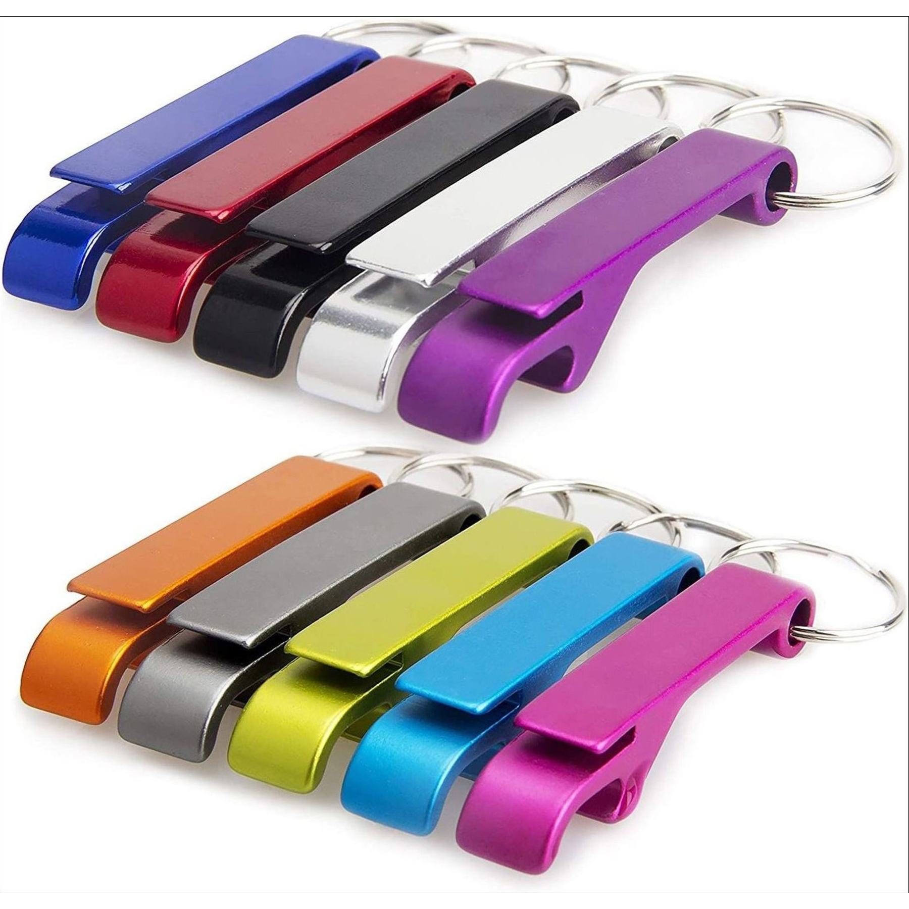 Aluminum Alloy Palm Tree Bottle Opener with Keychain 2