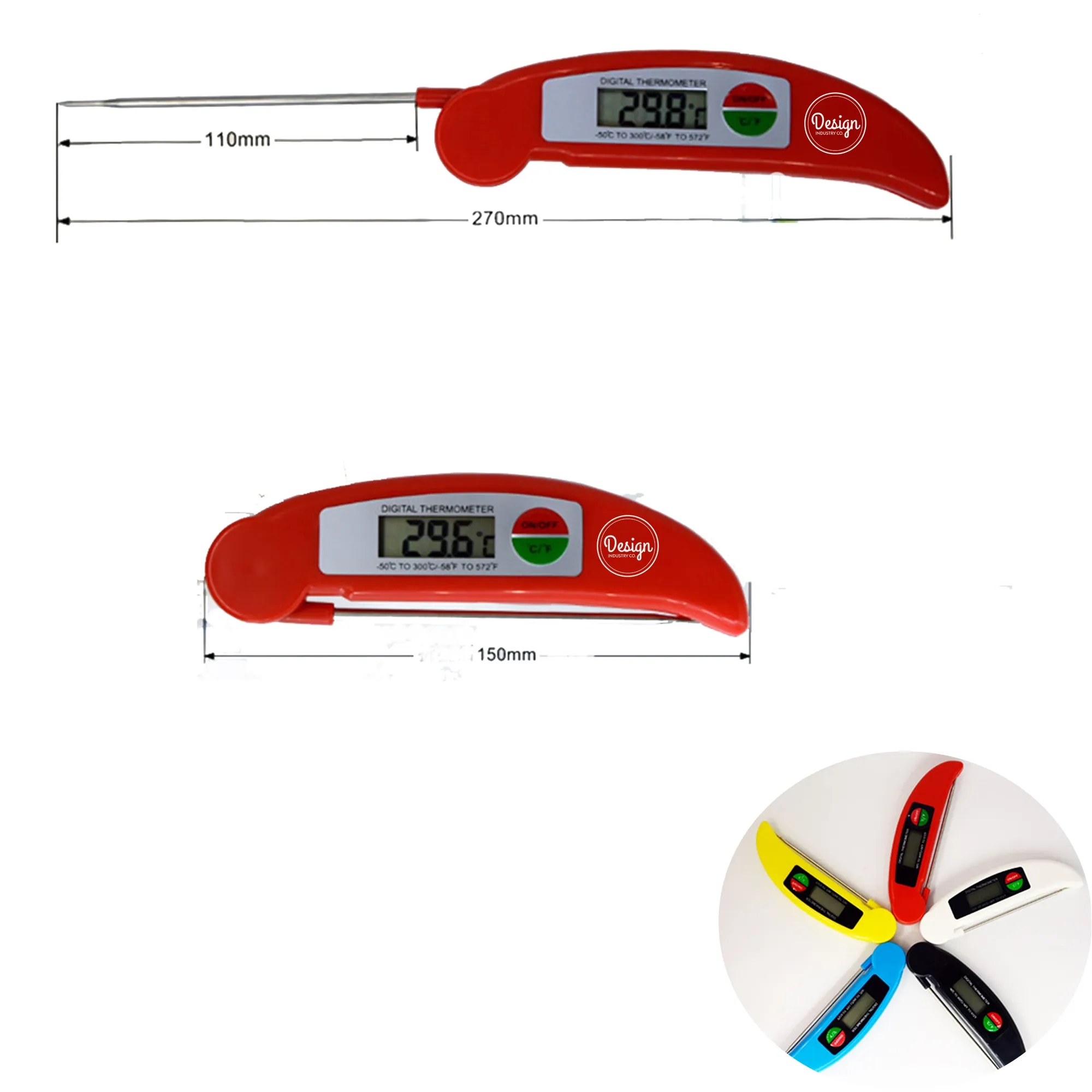 Collapsible Digital Food Thermometer 2