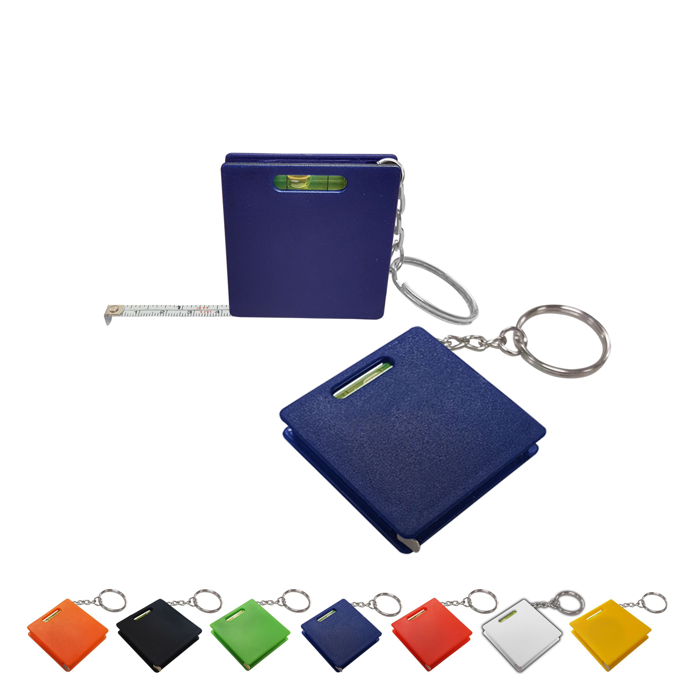 Measuring Tape Keychain With Level - Measures 1 Meter or 39 inches 3