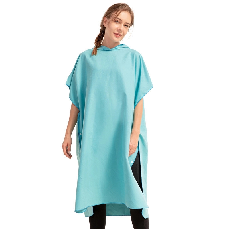 Poncho Changing Robe Towel with Hood 13