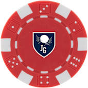 Recycled Poker Chip Ball Marker 10