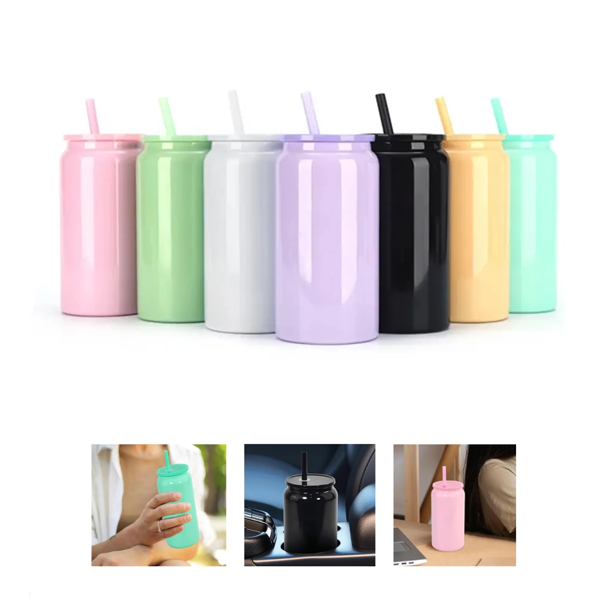 16 oz Stainless Steel Insulated Mug 5
