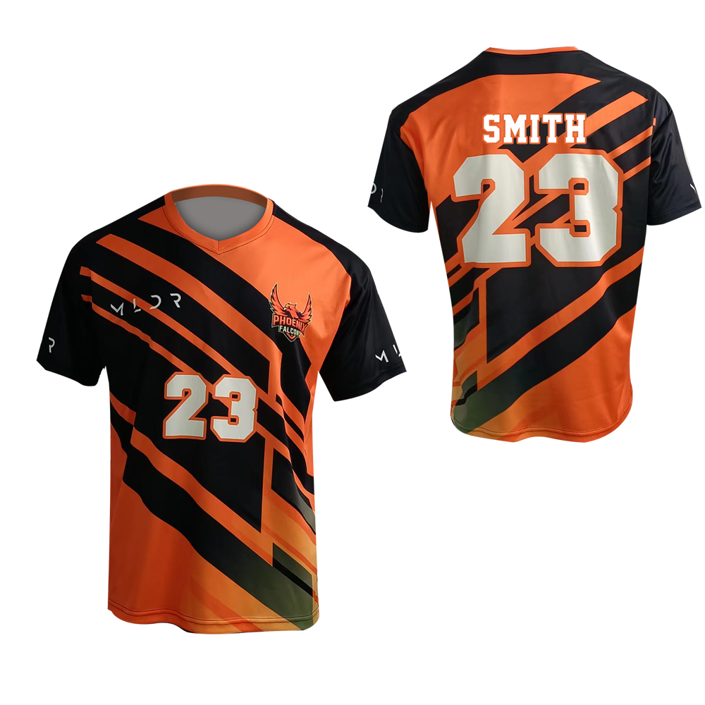 Men's Soccer V-Neck SS Pinhole Mesh Jersey 3