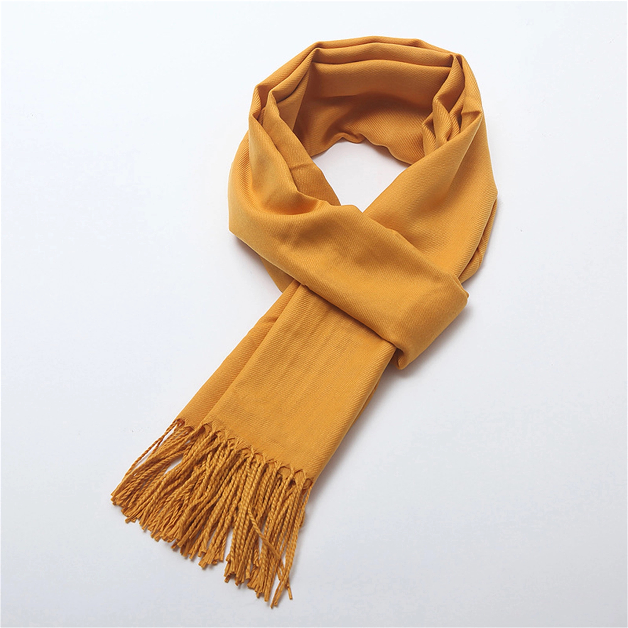 Pashmina Solid Shawl Wrap Scarf w/Fringes 10