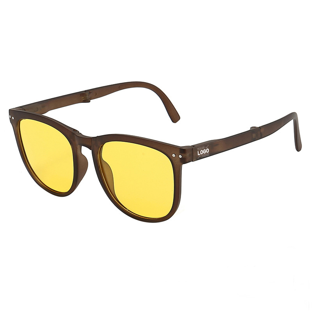 Square Frame Folding Sunglasses 2