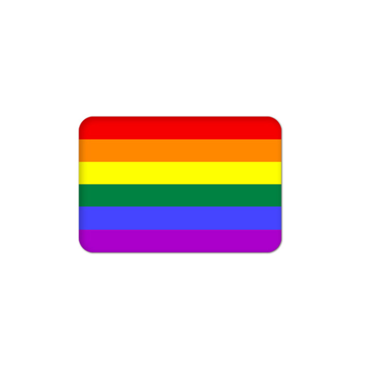 Tinplate Rectangular Lgbt Rainbow Flag 5
