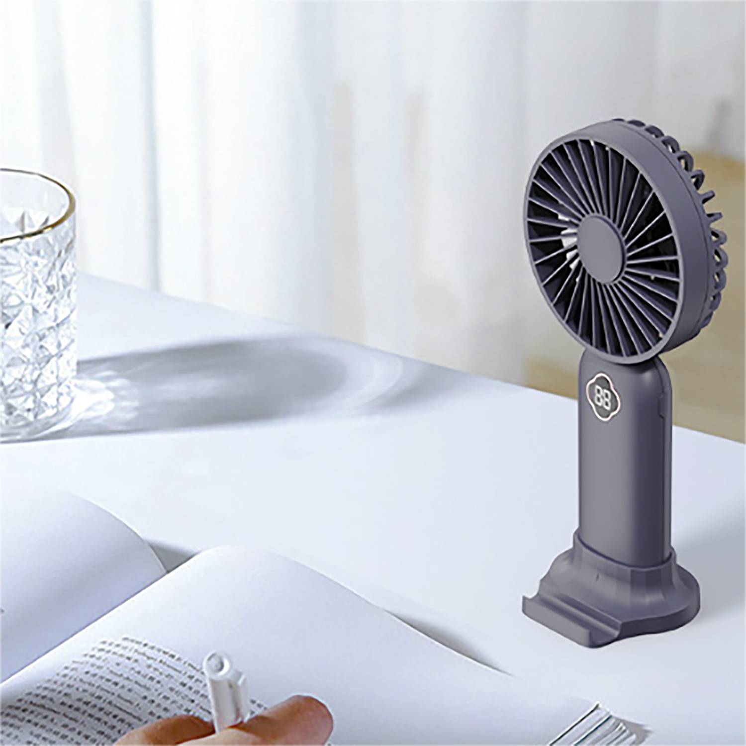 Handheld Mini Silent Small Fan 8