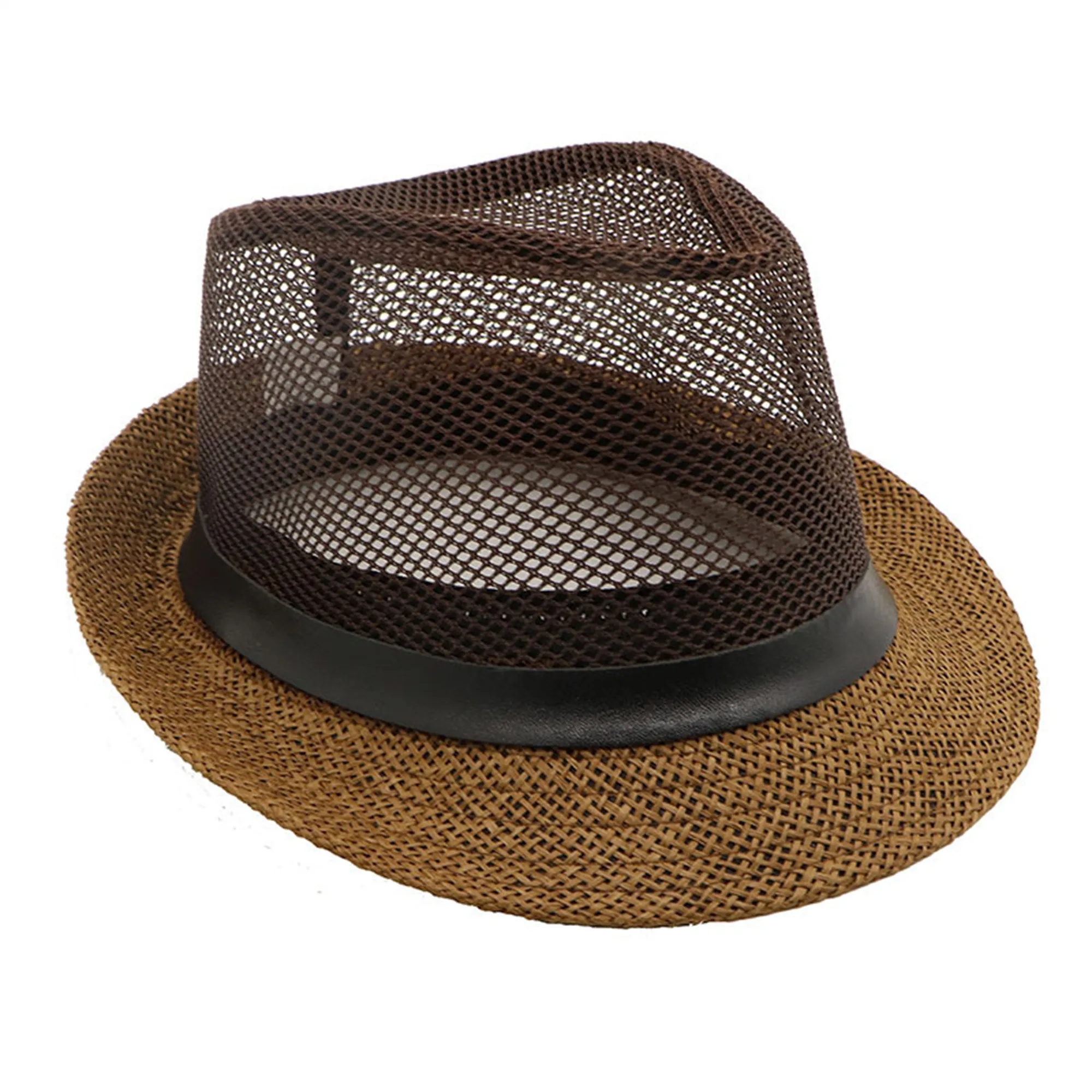 Short Brim Mesh Crown Beach Sun Cap 5