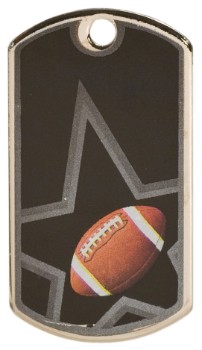 Football Star Metal Dog Tag 2