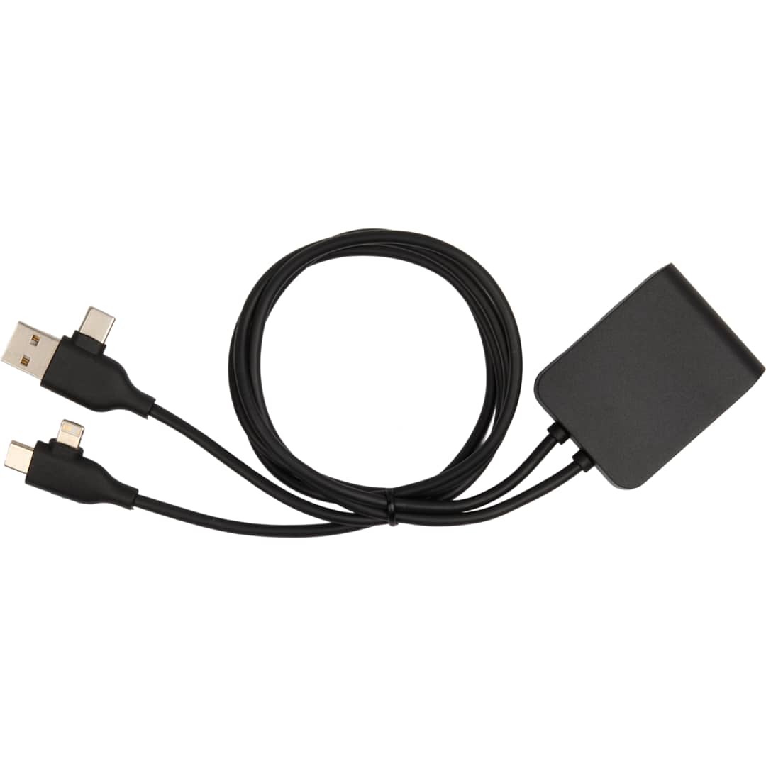 5-IN-1 Charging Cable with USB-A/C Hub 40