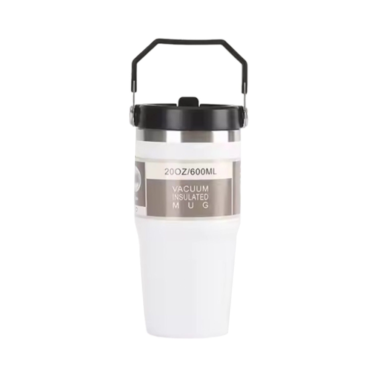 Double-Wall Insulated Thermal Tumbler with Handle, 20 oz. 3