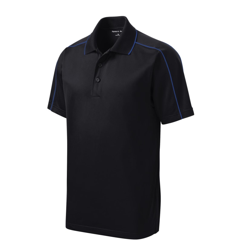 Sport-Tek Micropique Sport-Wick Piped Polo. 6