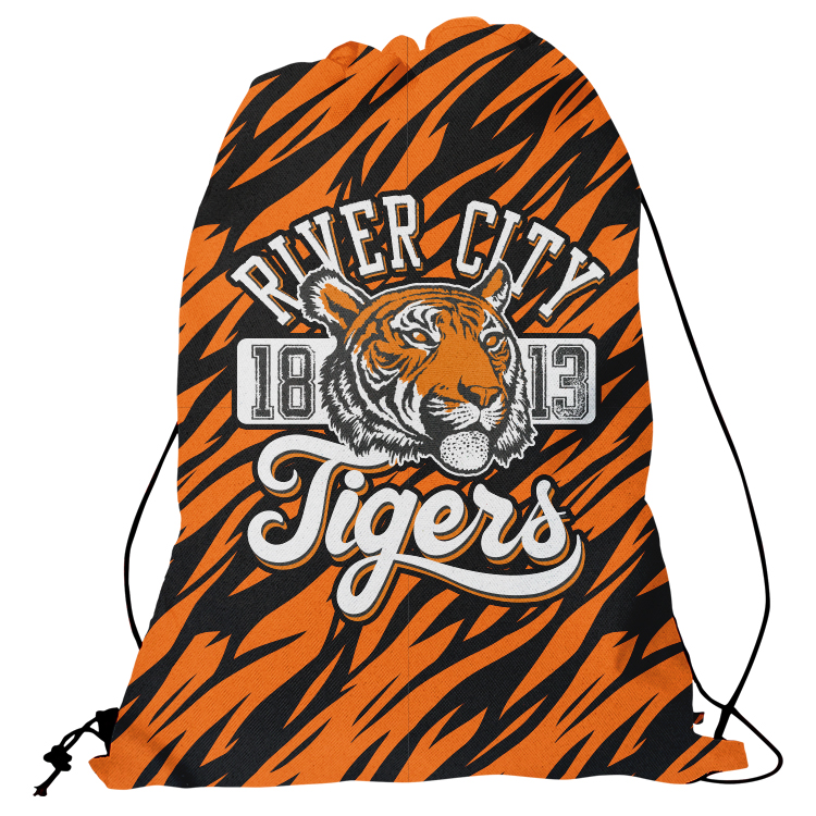 Custom Thin Cord Drawstring Backpack 10