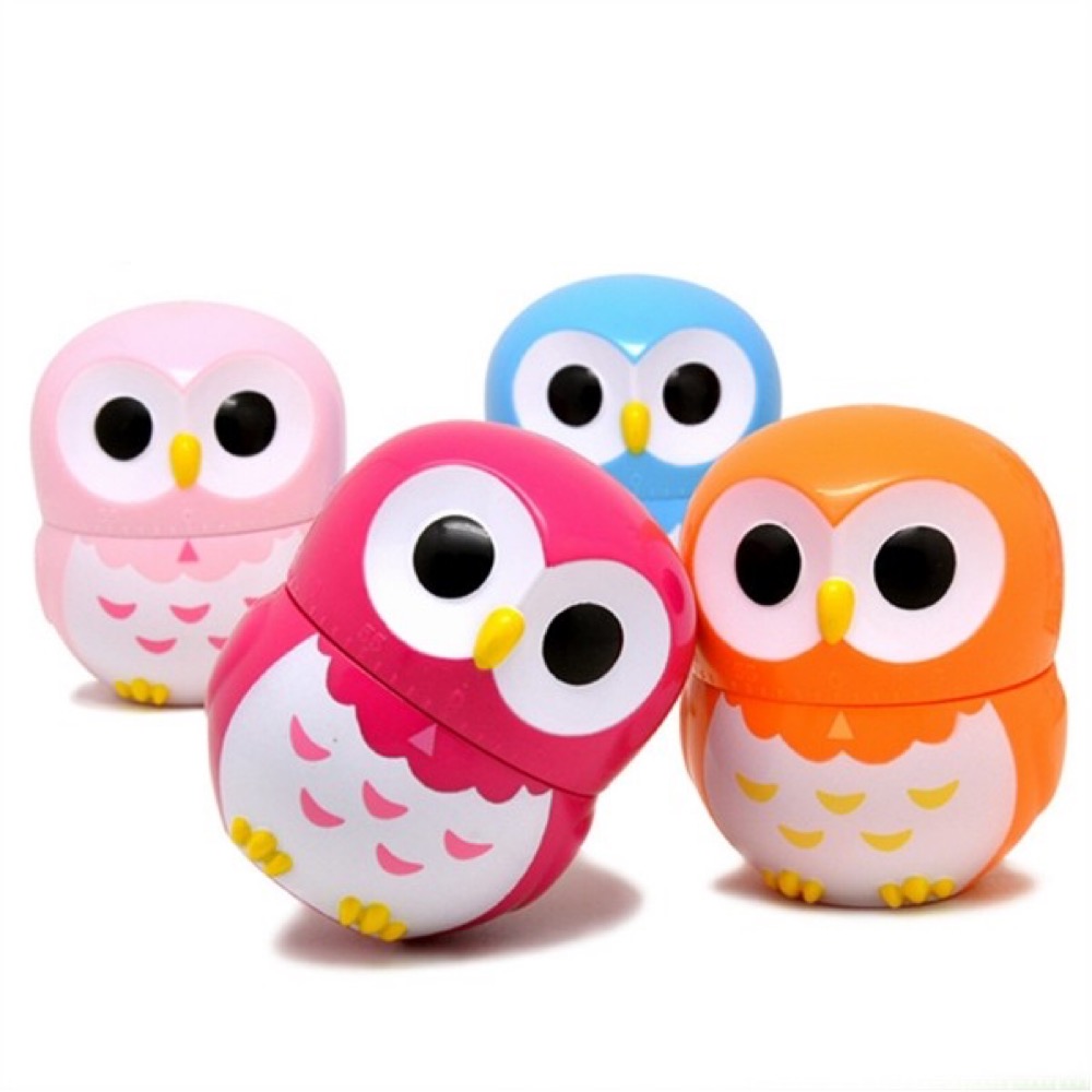 Cooking Mechanical Home Owl Kitchen Timers 60 Minutes 1