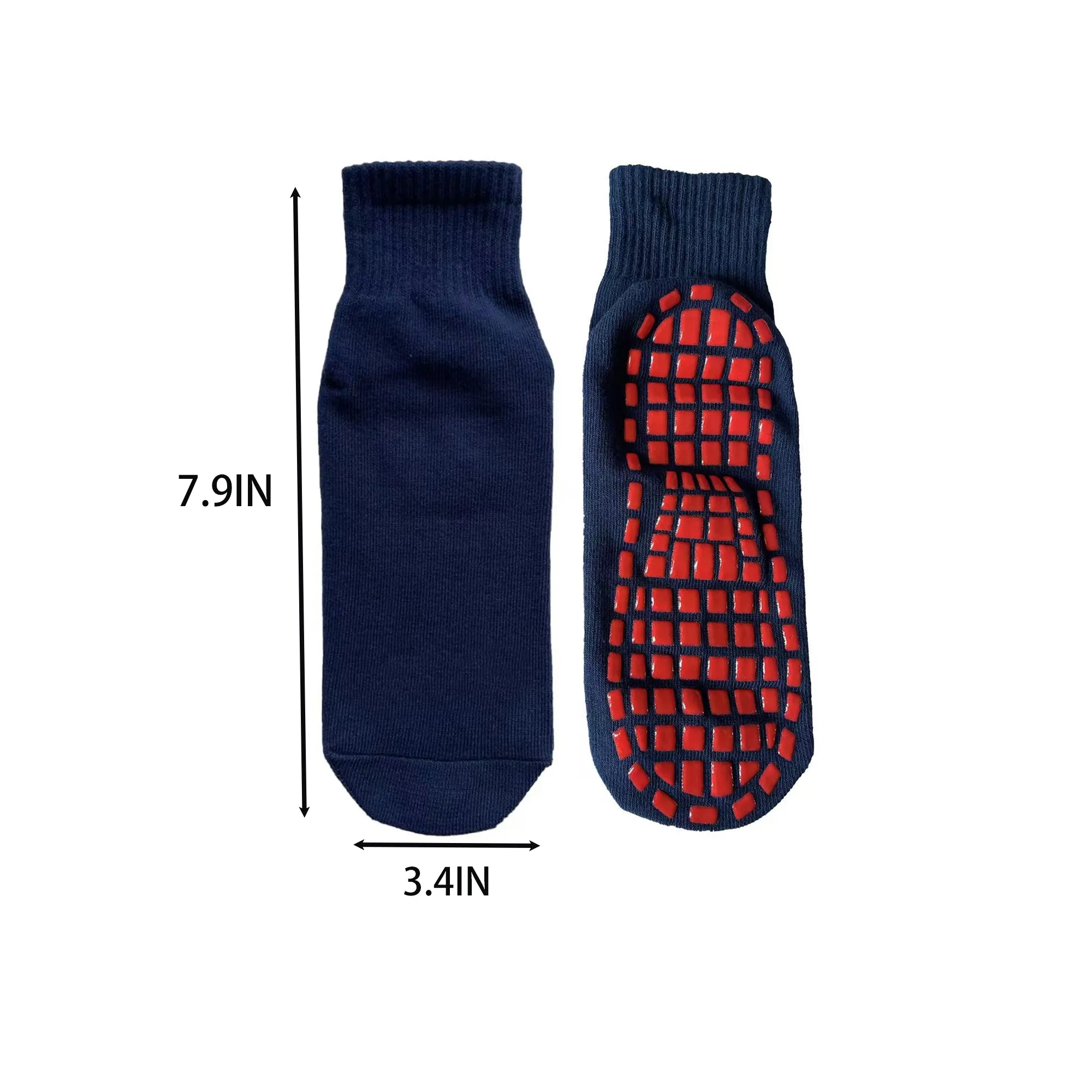 Non Slip Grip Socks with Silicone Tread 5