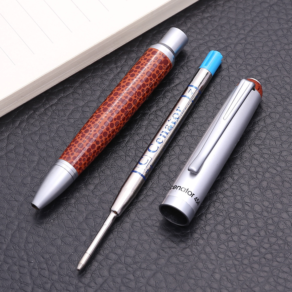 Leather Foreskin Metal Ball Pen 3