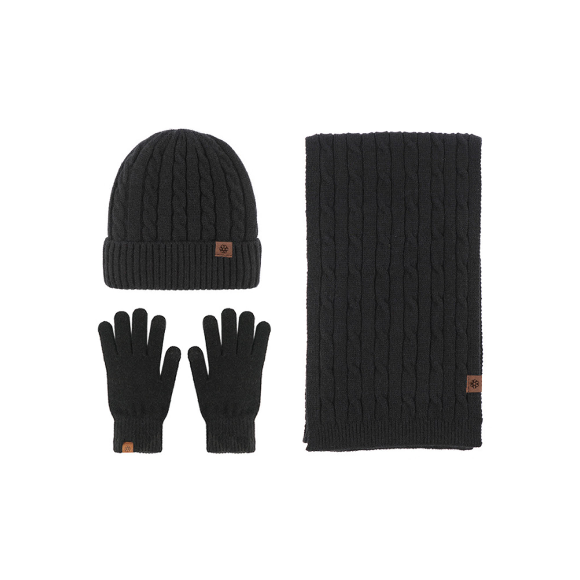 3 In 1 Winter Hat Scarf Gloves Set 5