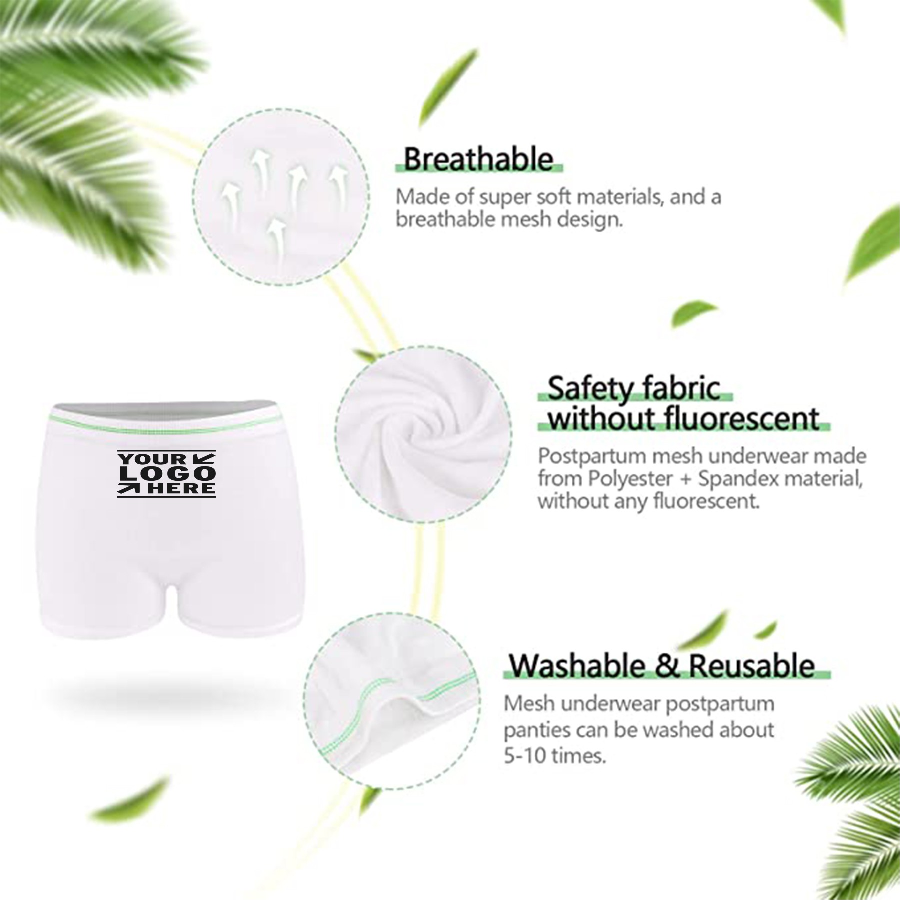 High Waist Disposable Maternity Pants 3