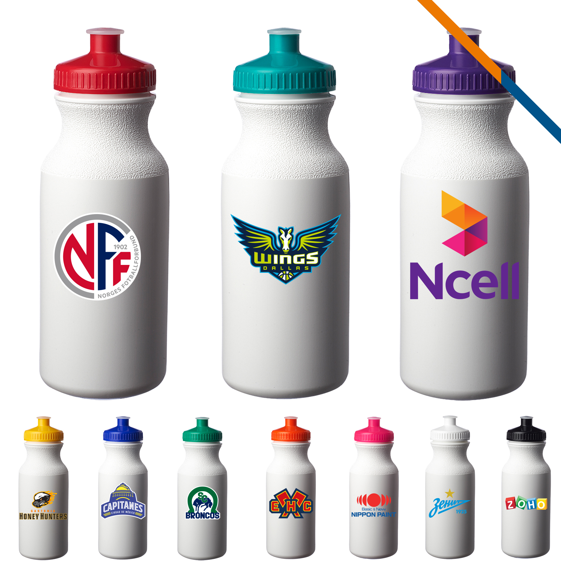 Elmer Plastic Sports Bottle - 20 OZ. 6
