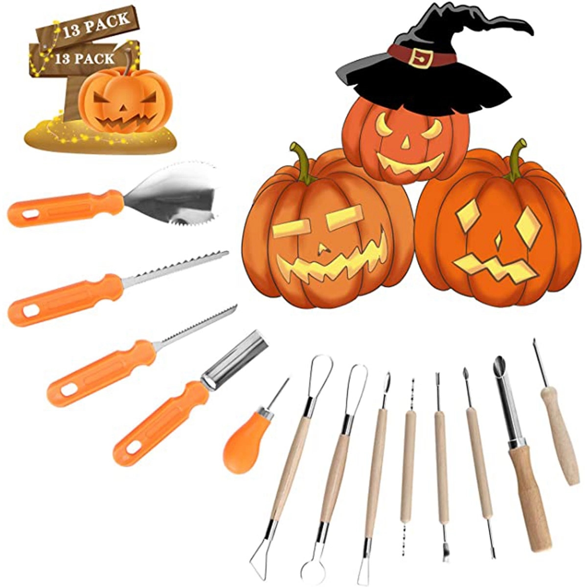 Halloween Pumpkin Carving Kit 4