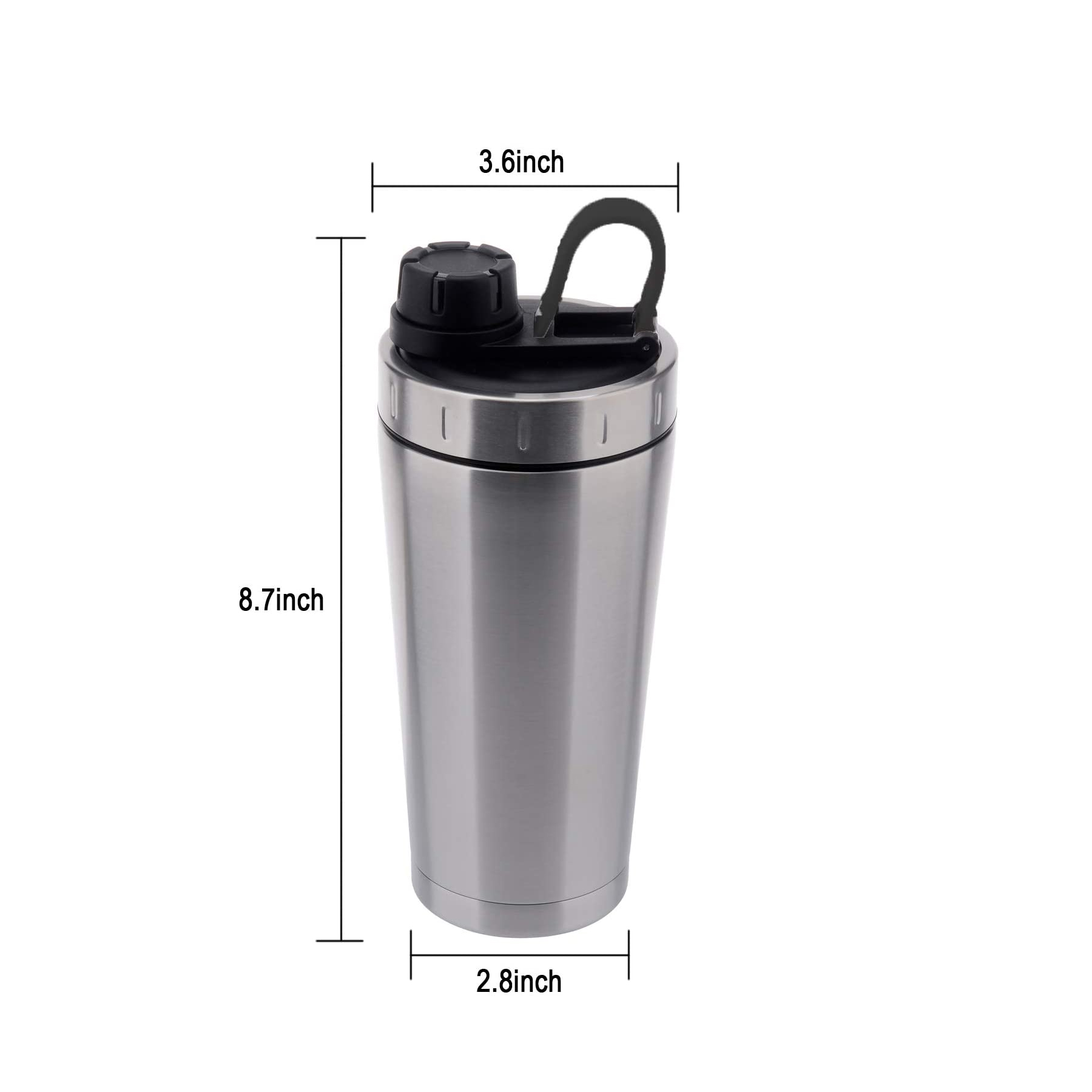Stainless Steel Protein Shaker Bottle 2
