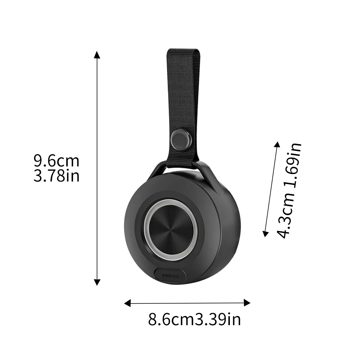 Portable Bluetooth Speaker With Hanging Strap 4