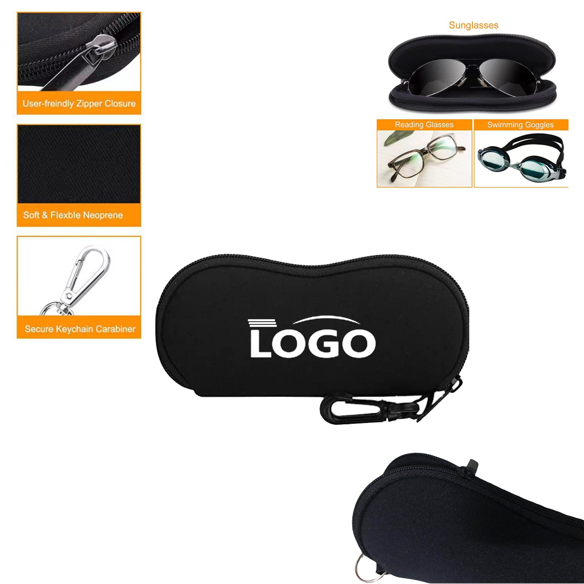 Full Color Custom Waterproof Eyeglass Bag 2