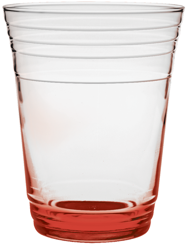 16 oz. Glass Fill Up Cup - Deep Etched 27