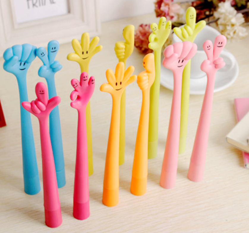 Silicone Creative Gesture Ballpoint Pen 2