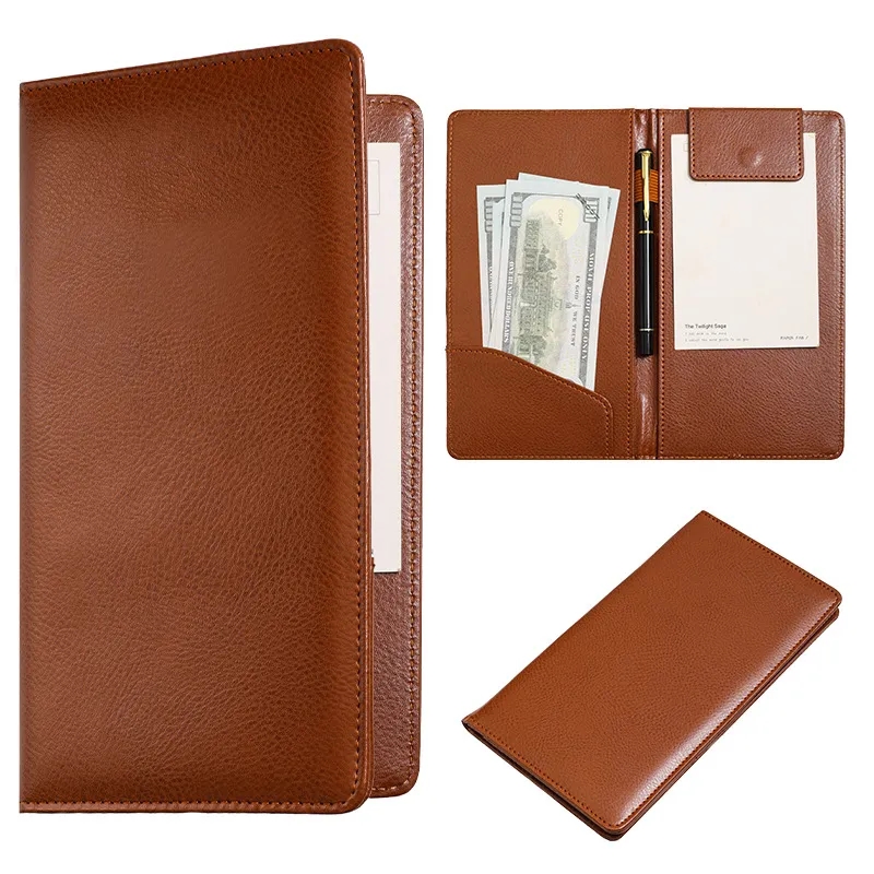 PU Leather Magnetic Check Presenter 3