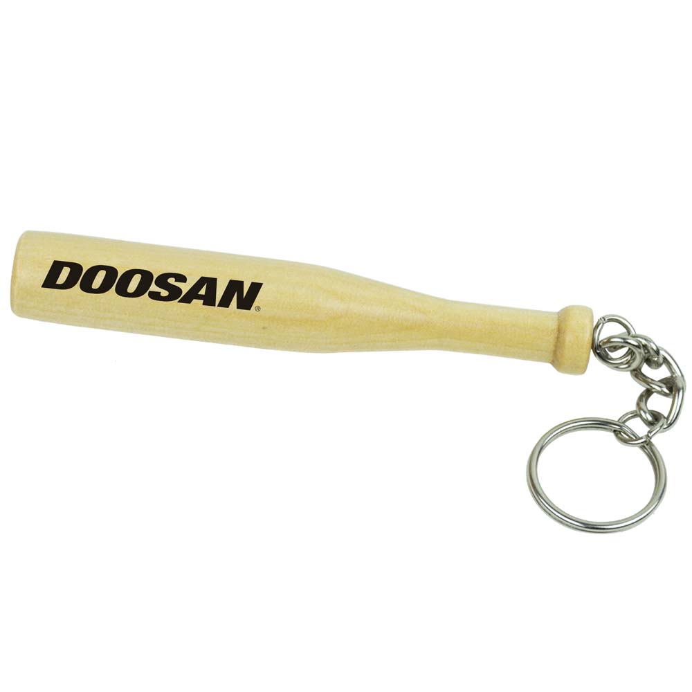 4" Mini Wood Baseball Bat Keychain
