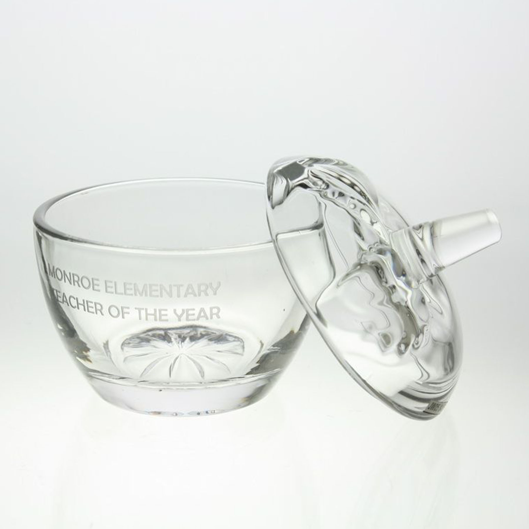 4 1/8" Award - Apple Candy Jar 4