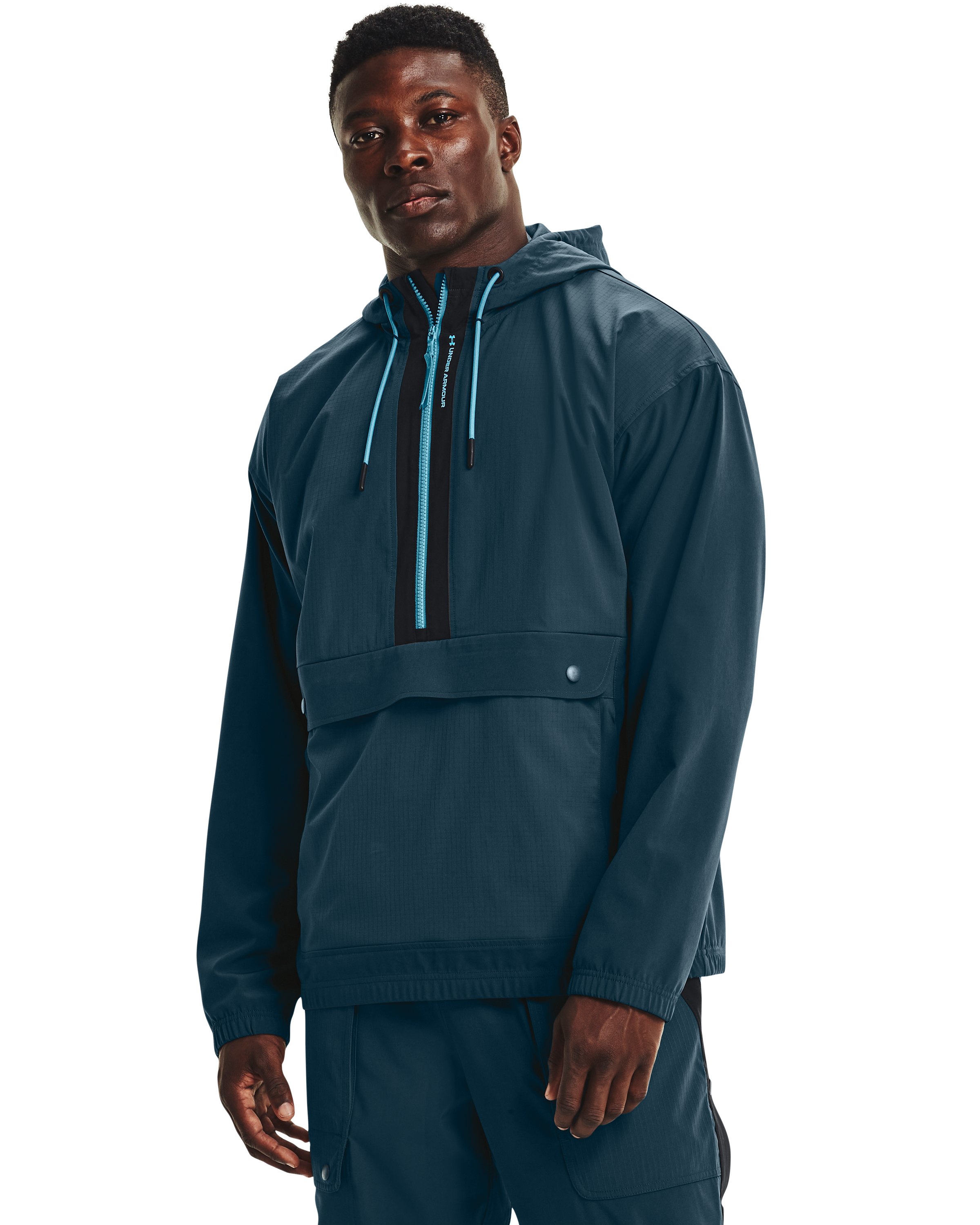 UA RUSH Woven Men's Hooded Popover 2