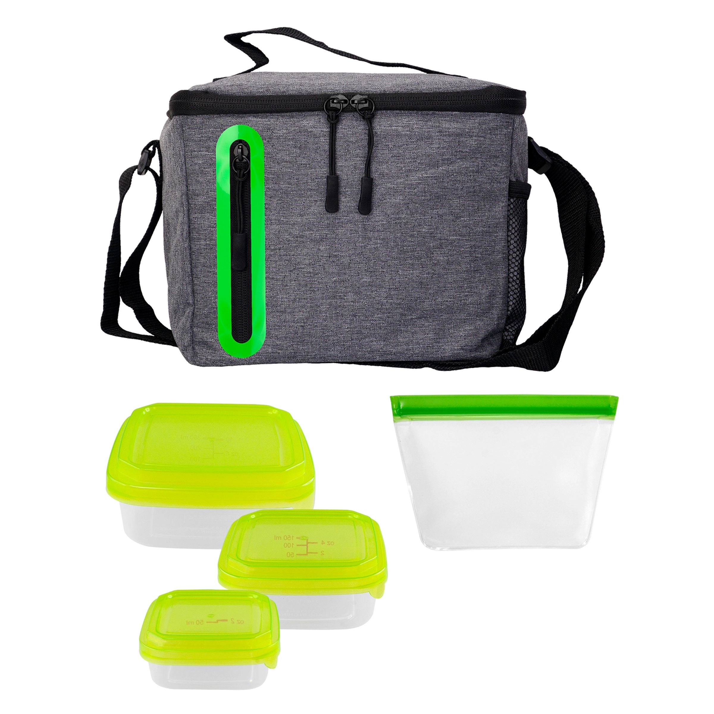 Portion Control & Food Bag Oval Cooler Lunch Set 13
