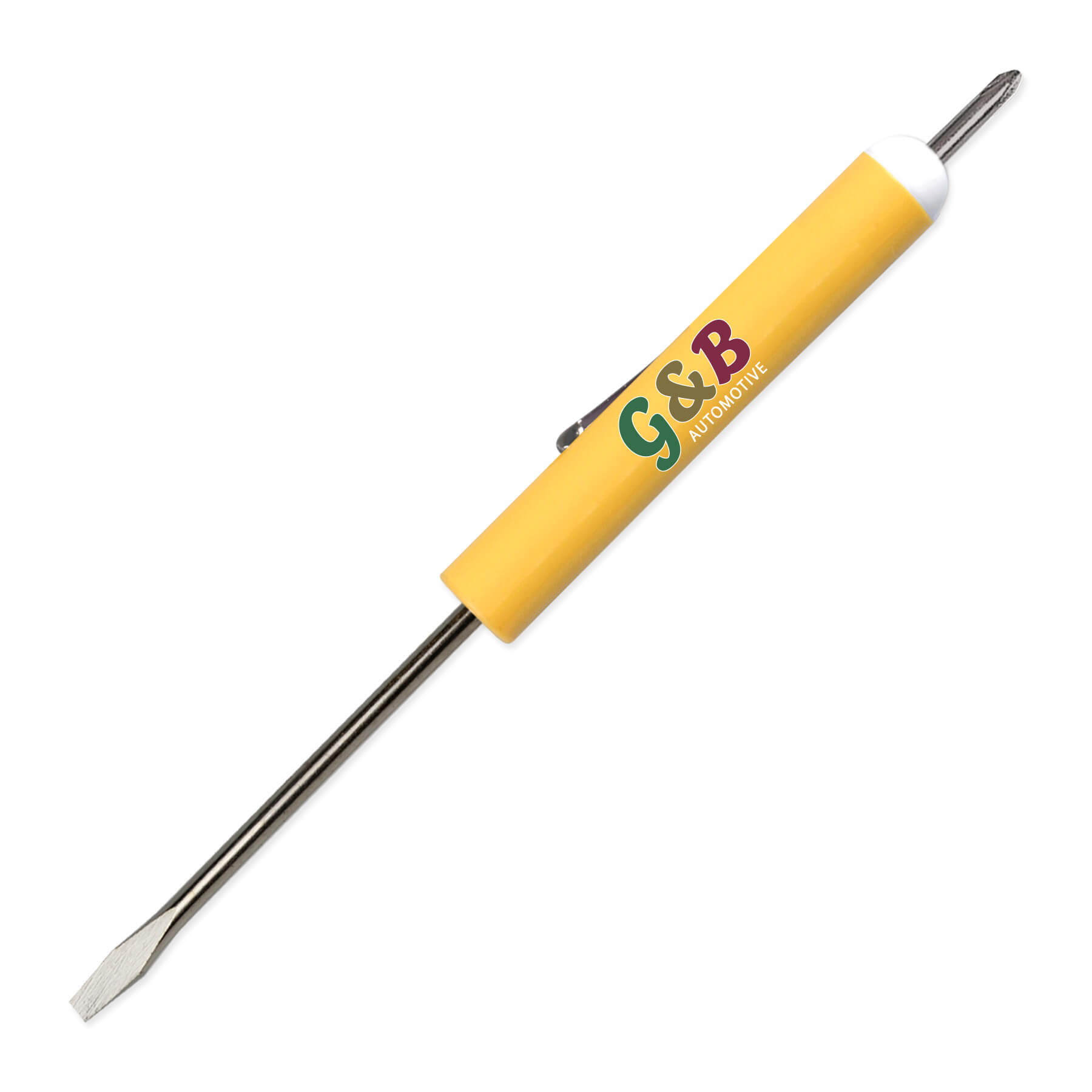 Pocket Screwdriver 1/8" Flat Tip Blade + #0 Phillips Top 42
